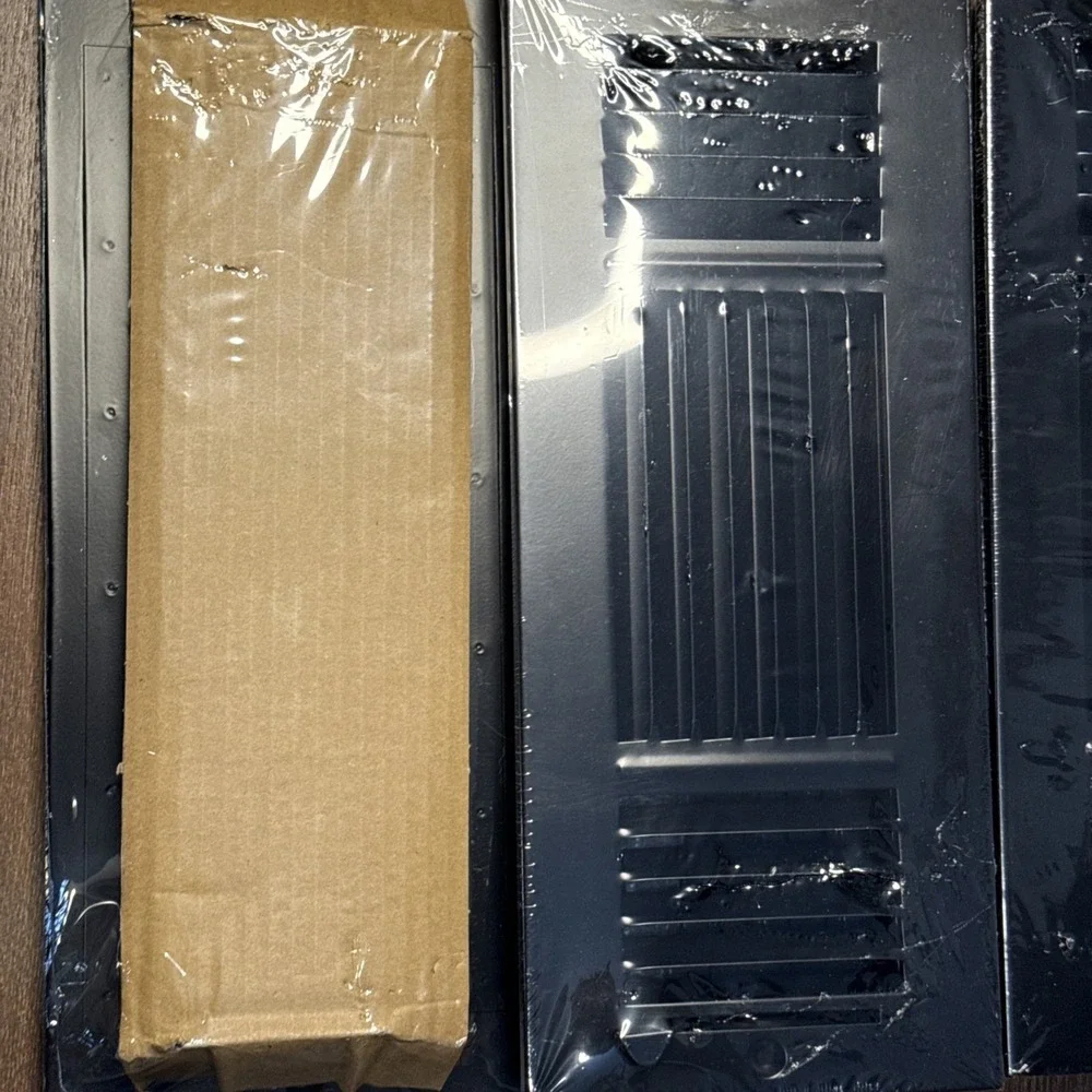 Black Metal Decorative Vent Covers Grille‎ Louver Set of 3